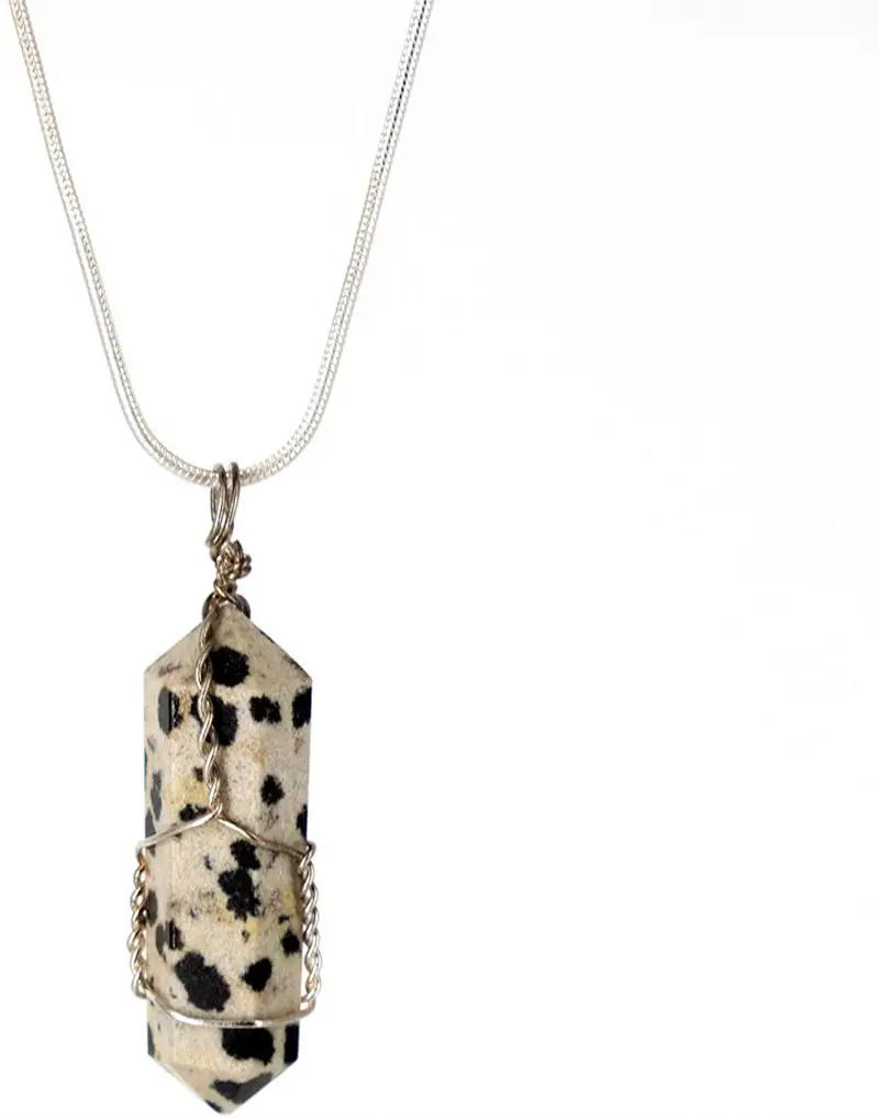 Dalmatian Jasper Pendant
