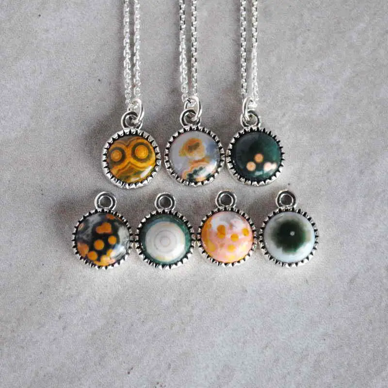 ocean jasper pendants