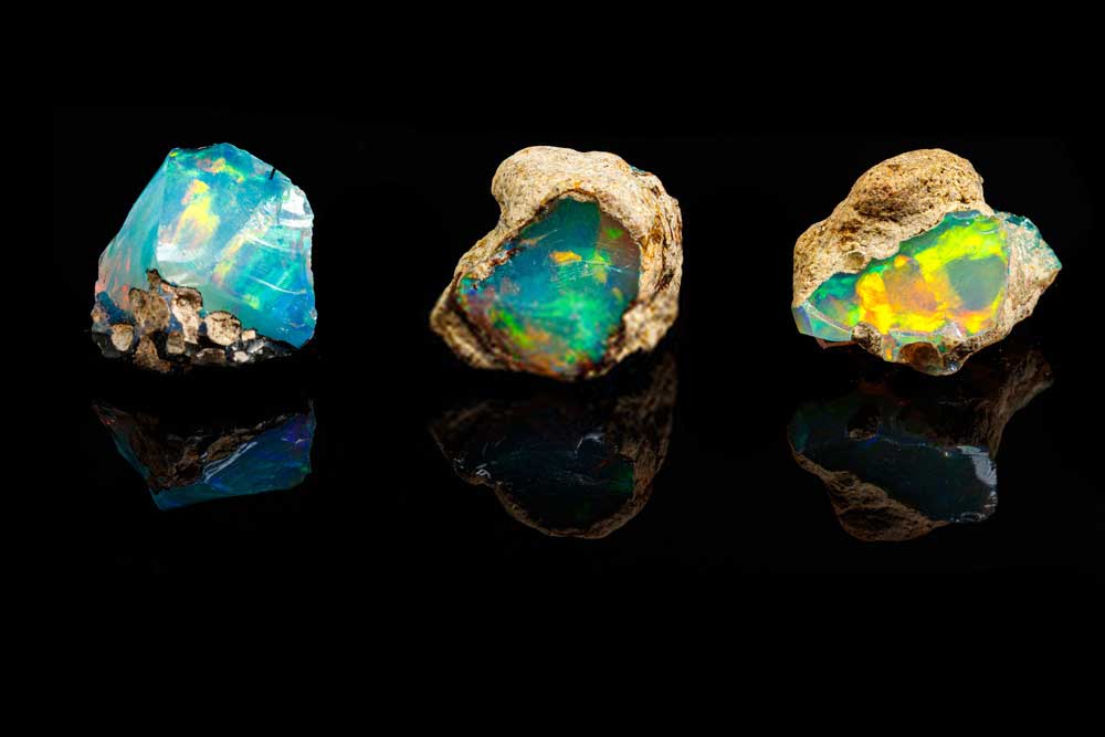 Rare and beautiful Opals