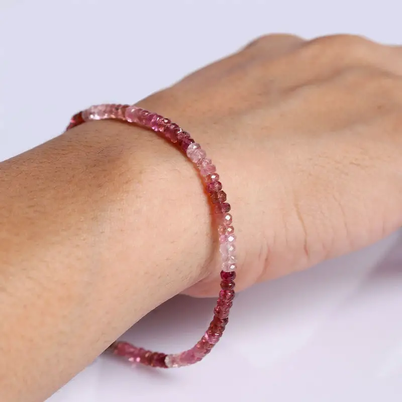 Pink Tourmaline Bracelet
