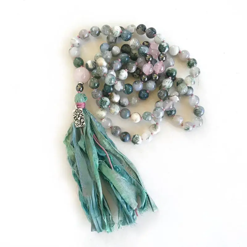 tree agate necklace