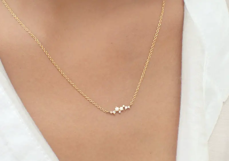 White Sapphire Pendant