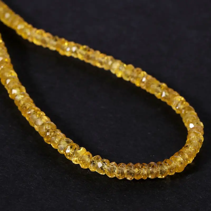 Yellow Sapphire Necklace