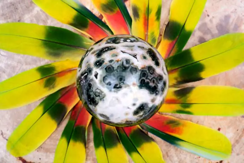 Ocean Jasper Sphere