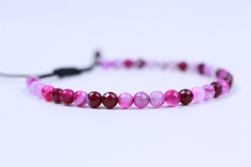 Pink Agate Bracelet