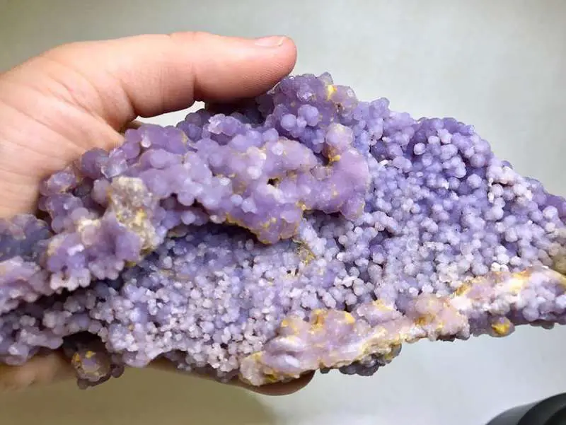 purple agate stone
