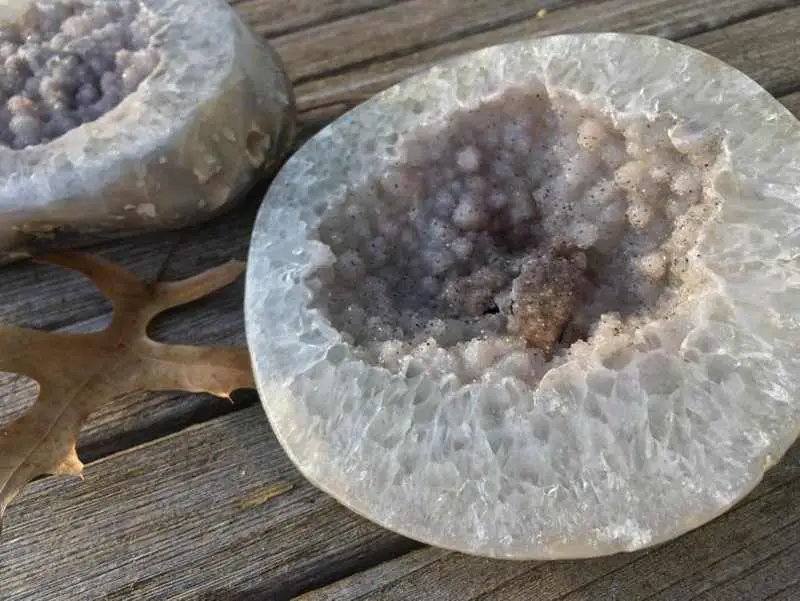 druzy quartz geode