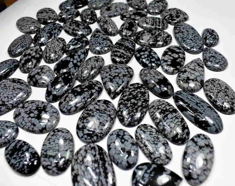 snowflake obsidian stones