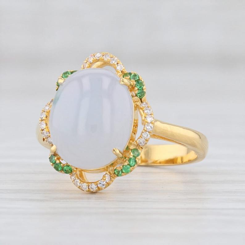 white jade ring