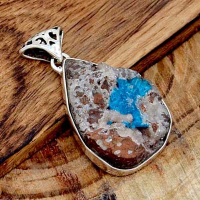 cavansite necklace