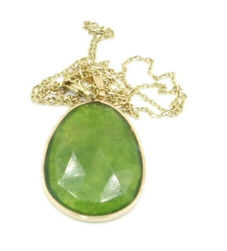 green garnet pendant