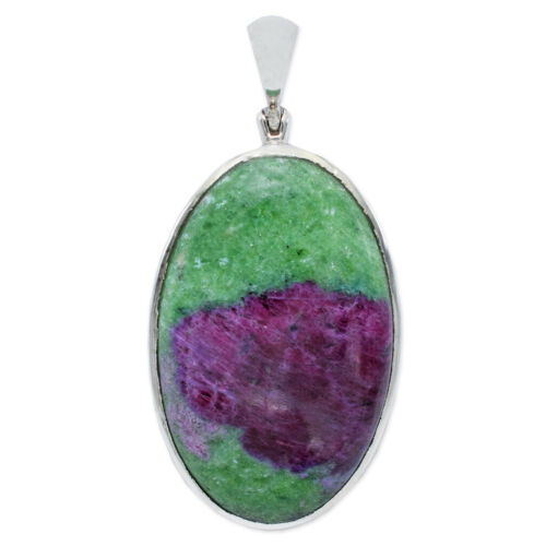 ruby zoisite pendant