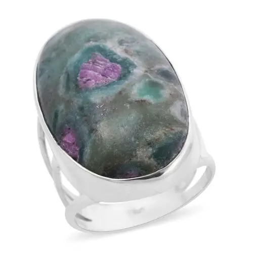 ruby zoisite ring