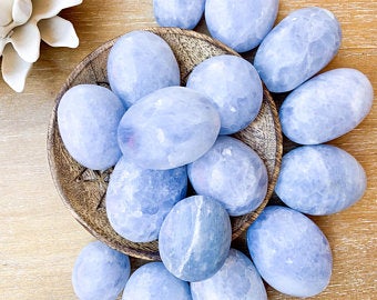 blue calcite stones