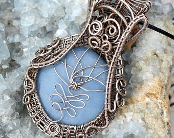 angelite pendant