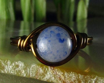 Blue Aventurine Ring