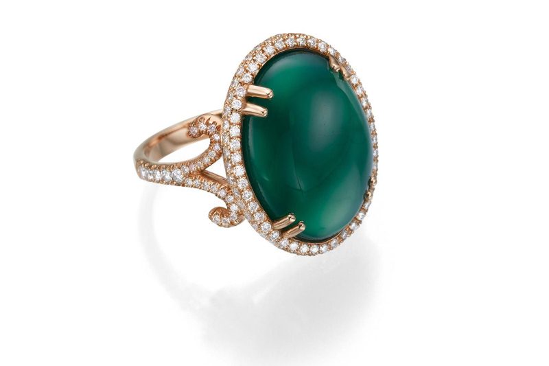 Green Onyx Ring