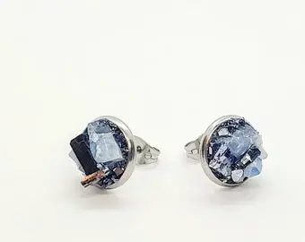blue calcite earrings