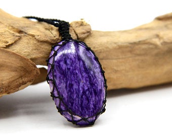 charoite necklace