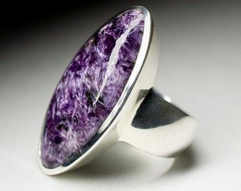 charoite ring