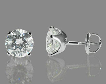 goshenite earrings