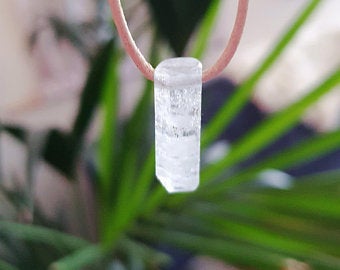goshenite pendant