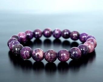 lepidolite bracelet