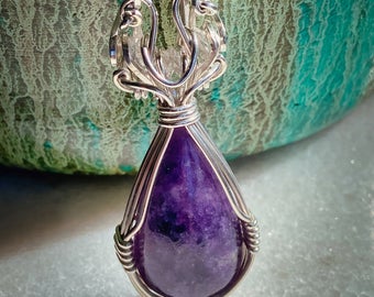 lepidolite necklace