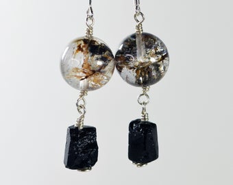 phantom quartz earrings