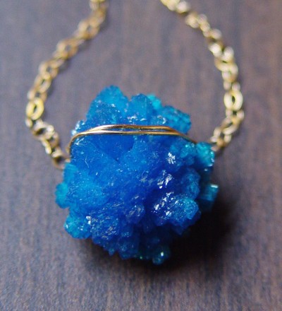 cavansite necklace