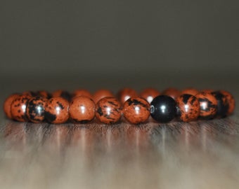 mahogany obsidian bracelet