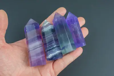 Purple Fluorite Stone