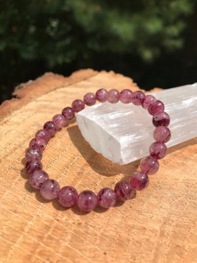 Strawberry Quartz Bracelet