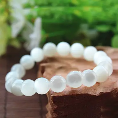 white moonstone bracelet