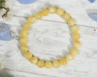 yellow calcite bracelet