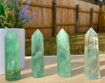 green fluorite towers