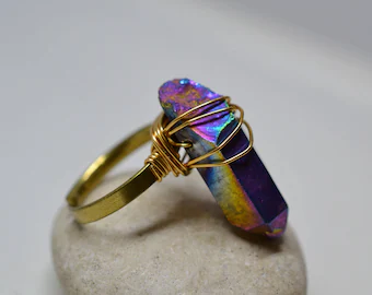 titanium quartz ring