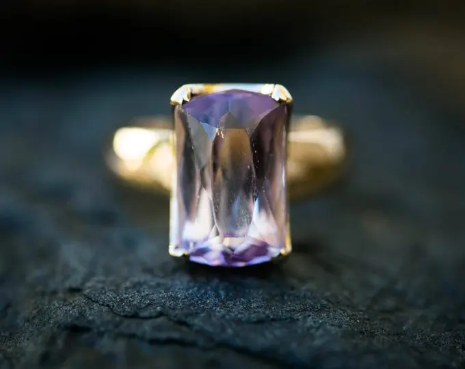 kunzite ring