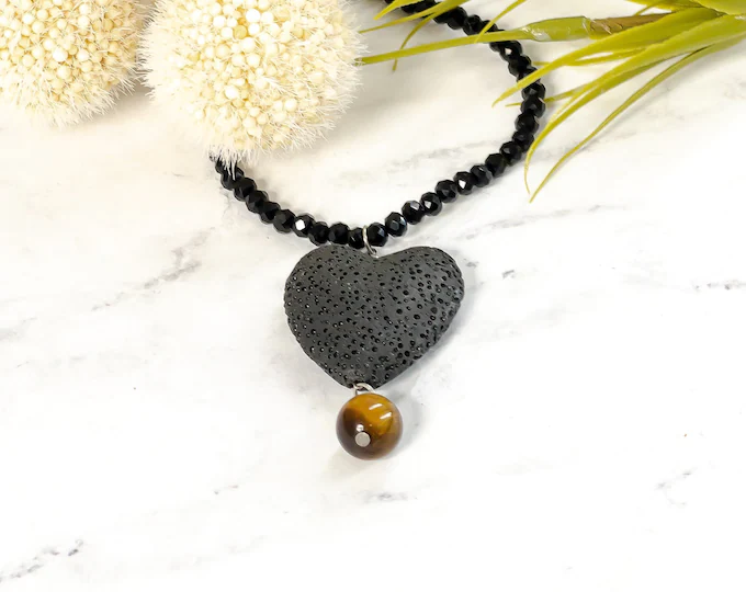 lava stone necklace