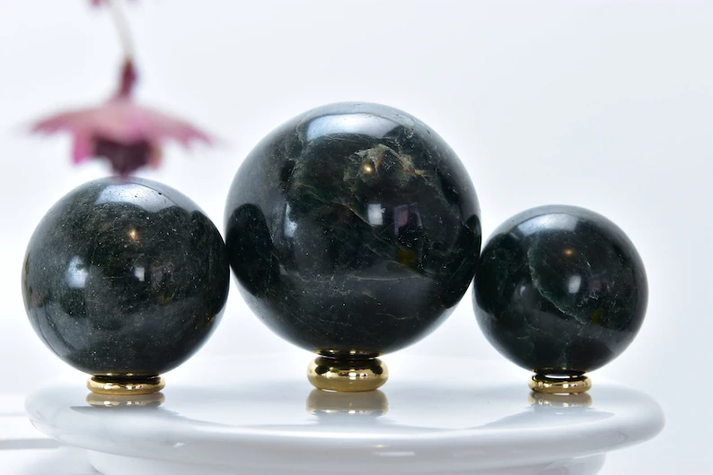 Green Apatite Sphere