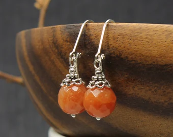 Red Aventurine Earrings