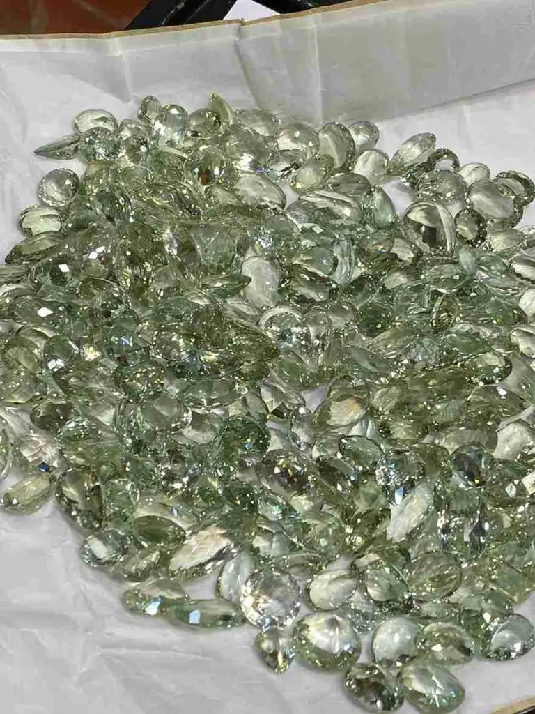 Our green amethyst stones