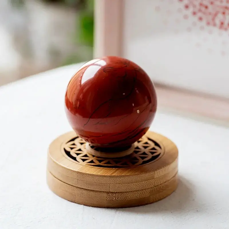 Our red jasper sphere